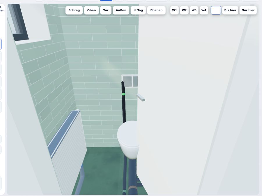 Das Bad in 3D zeigen