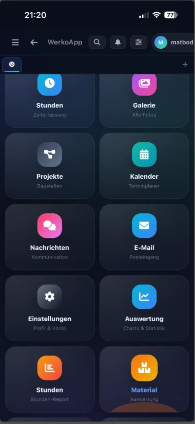 WerkoApp Mobile Module
